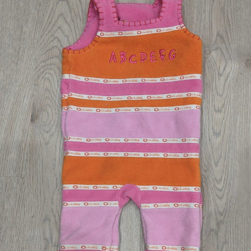Oink Baby Fleece Striped Snow Bib